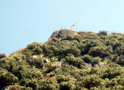 Brytyjska flaga na Gibraltarze